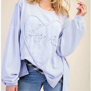 Easel Heart Love Sweatshirt